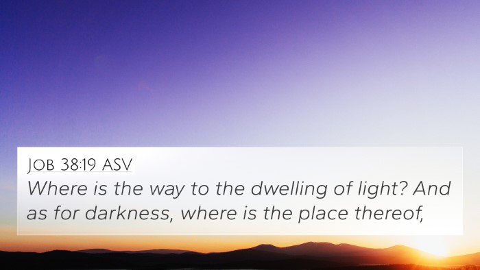 Job 38:19 ASV Bible Verse Image