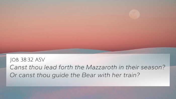 Job 38:32 ASV 4K Wallpaper - Canst thou lead forth the Mazzaroth in their - 4K Wallpaper Bible Verse