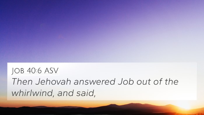 Job 40:6 ASV Bible Verse Image