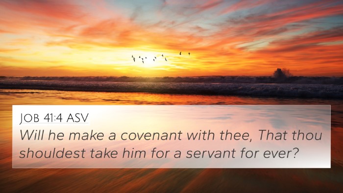 Job 41:4 ASV Bible Verse Image