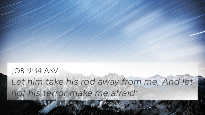 Job 9:34 ASV Bible Verse Image
