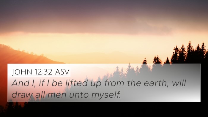 John 12:32 ASV Bible Verse Image