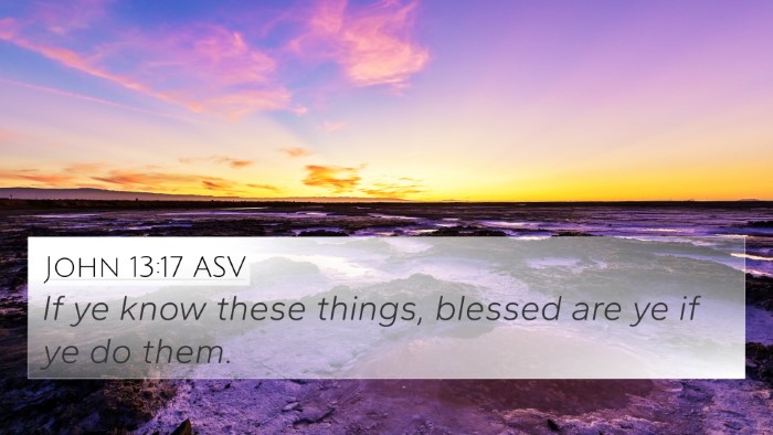 John 13:17 ASV Bible Verse Image