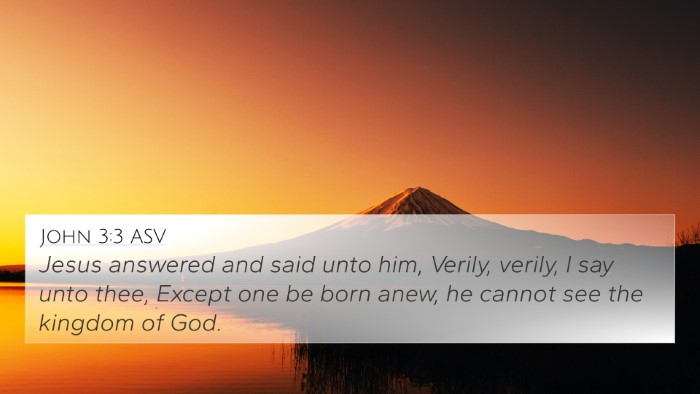 John 3:3 ASV Bible Verse Image