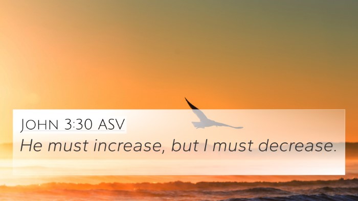 John 3:30 ASV 4K Wallpaper - He must increase, but I must - 4K Wallpaper Bible Verse