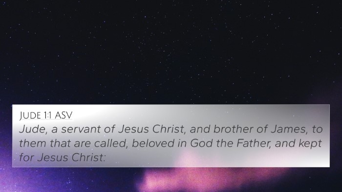 Jude 1:1 ASV Bible Verse Image