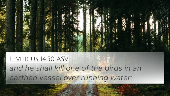 Leviticus 14:50 ASV Bible Verse Image