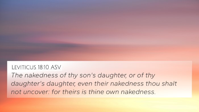 Leviticus 18:10 ASV 4K Wallpaper - The nakedness of thy son's daughter, or of thy - 4K Wallpaper Bible Verse