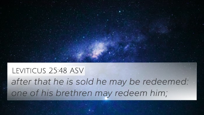 Leviticus 25:48 ASV 4K Wallpaper - after that he is sold he may be redeemed: one of - 4K Wallpaper Bible Verse