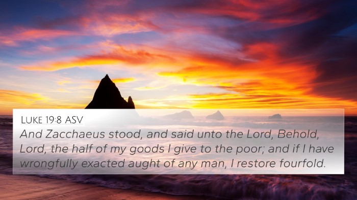 Luke 19:8 ASV Bible Verse Image