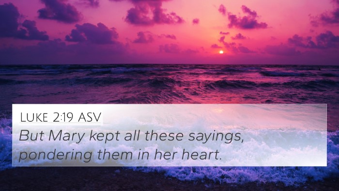 Luke 2:19 ASV Bible Verse Image