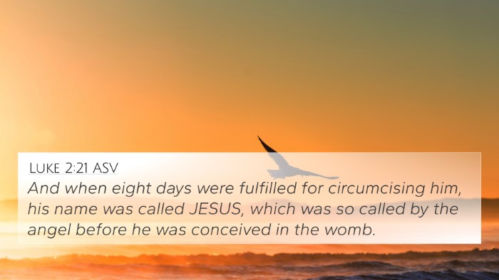 Luke 2:21 ASV Bible Verse Image