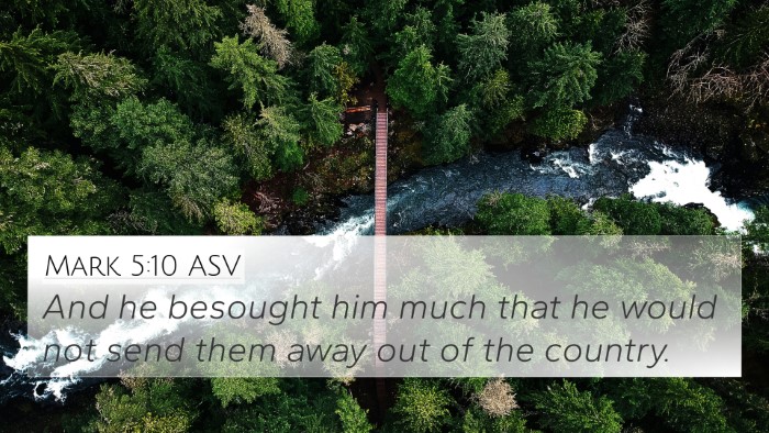 Mark 5:10 ASV Bible Verse Image