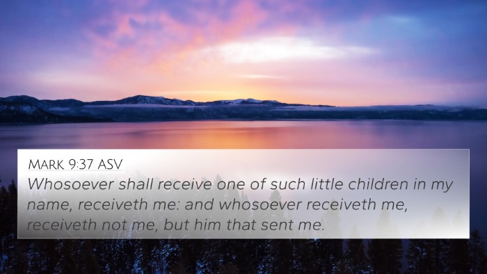 Mark 9:37 ASV Bible Verse Image