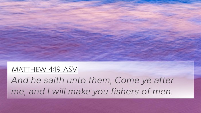 Matthew 4:19 ASV Bible Verse Image