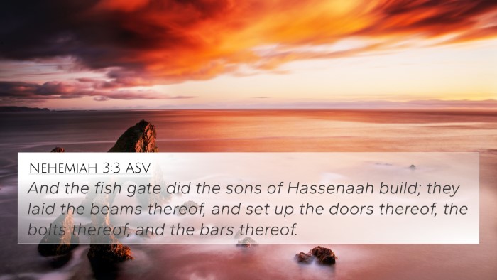 Nehemiah 3:3 ASV Bible Verse Image