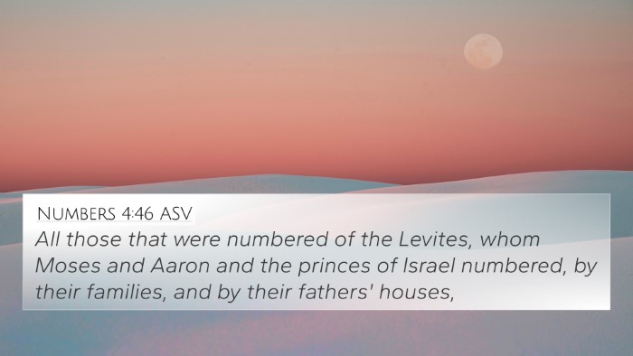 Numbers 4:46 ASV Bible Verse Image