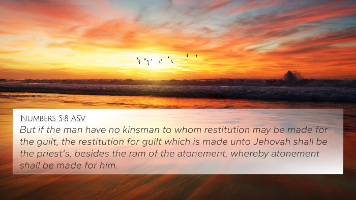 Numbers 5:8 ASV Bible Verse Image