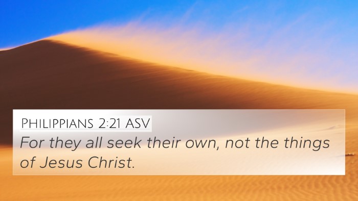 Philippians 2:21 ASV Bible Verse Image