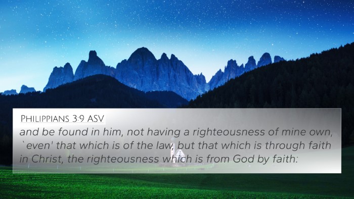 Philippians 3:9 ASV Bible Verse Image
