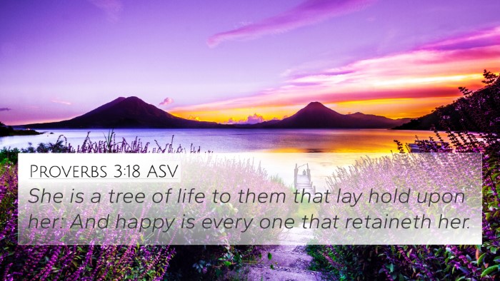 Proverbs 3:18 ASV Bible Verse Image