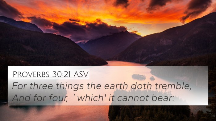 Proverbs 30:21 ASV Bible Verse Image