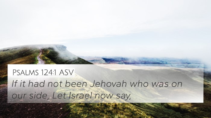 Psalms 124:1 ASV Bible Verse Image