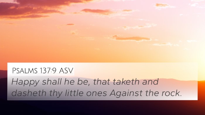 Psalms 137:9 ASV Bible Verse Image