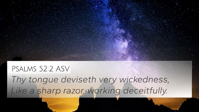 Psalms 52:2 ASV Bible Verse Image