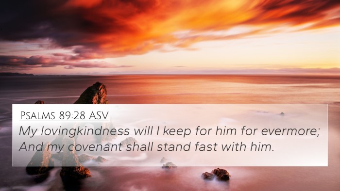 Psalms 89:28 ASV Bible Verse Image
