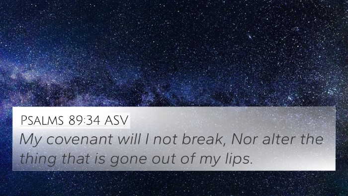 Psalms 89:34 ASV Bible Verse Image