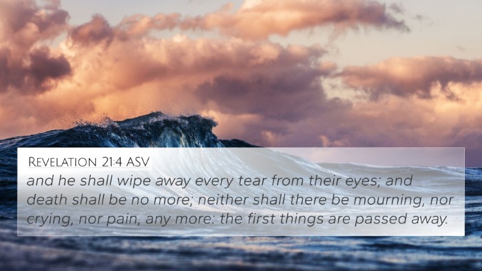 Revelation 21:4 ASV Bible Verse Image
