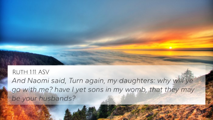 Ruth 1:11 ASV Bible Verse Image
