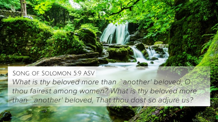 Song of Solomon 5:9 ASV Bible Verse Image