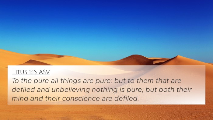 Titus 1:15 ASV Bible Verse Image