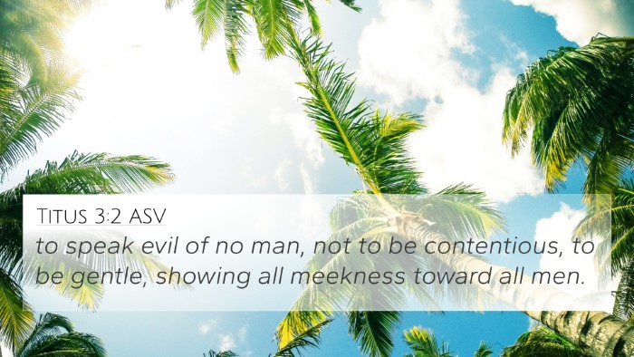 Titus 3:2 ASV Bible Verse Image
