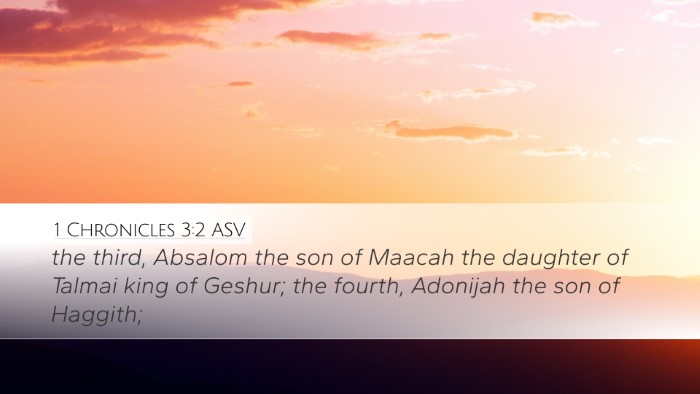 1 Chronicles 3:2 ASV Bible Verse Image