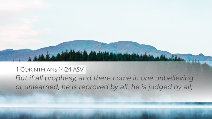 1 Corinthians 14:24 ASV Bible Verse Image