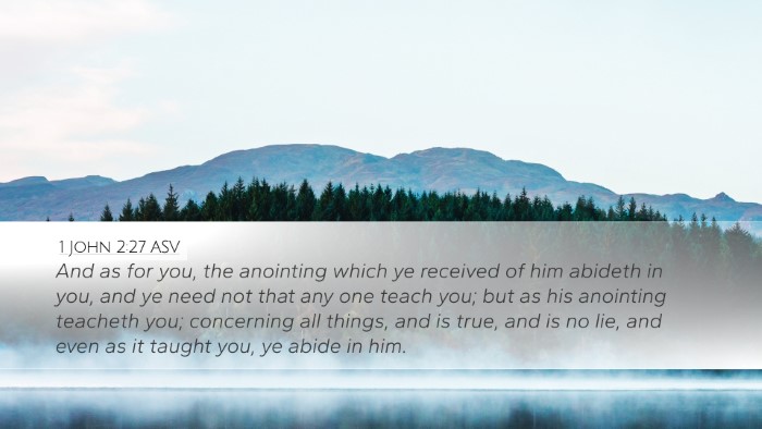 1 John 2:27 ASV Bible Verse Image