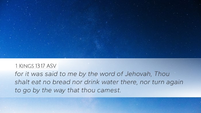 1 Kings 13:17 ASV Bible Verse Image