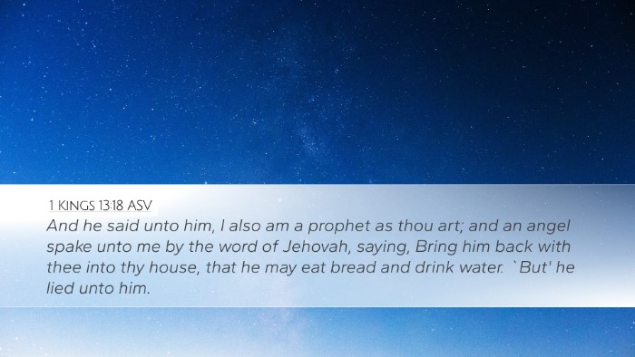1 Kings 13:18 ASV Bible Verse Image