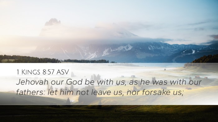 1 Kings 8:57 ASV Bible Verse Image