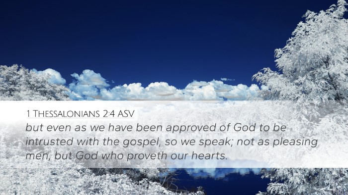 1 Thessalonians 2:4 ASV Bible Verse Image