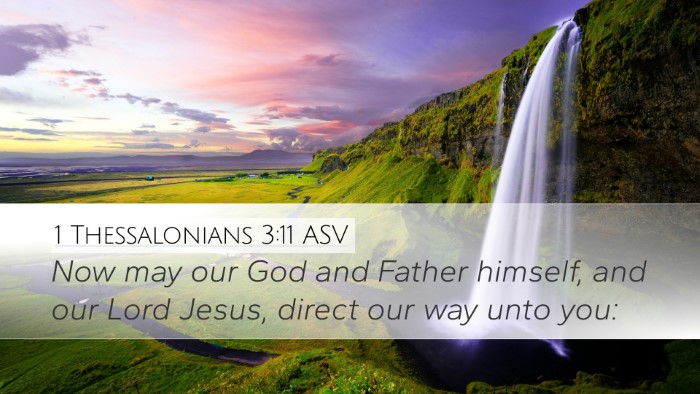 1 Thessalonians 3:11 ASV Bible Verse Image