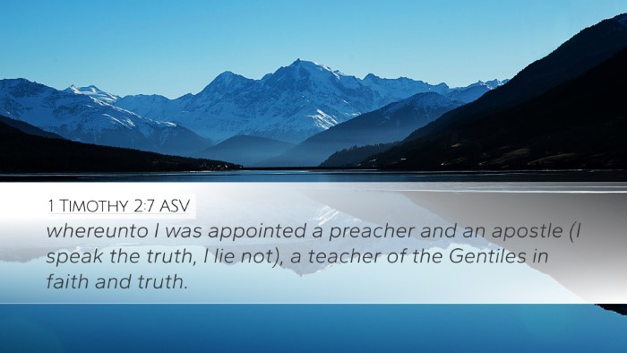 1 Timothy 2:7 ASV Bible Verse Image