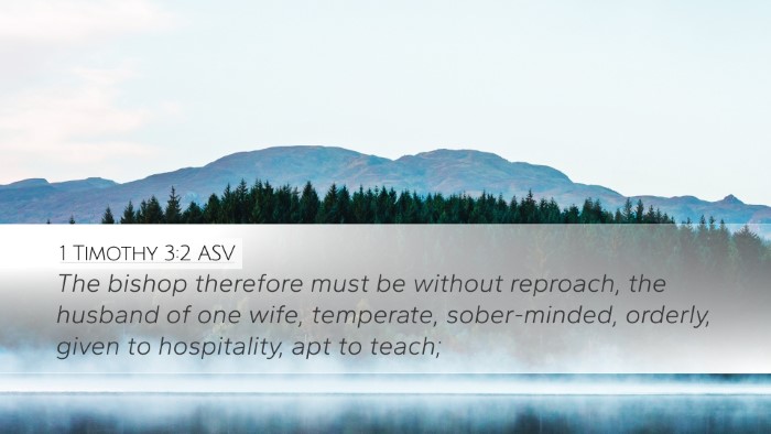 1 Timothy 3:2 ASV Bible Verse Image