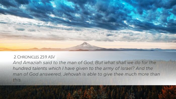 2 Chronicles 25:9 ASV Bible Verse Image