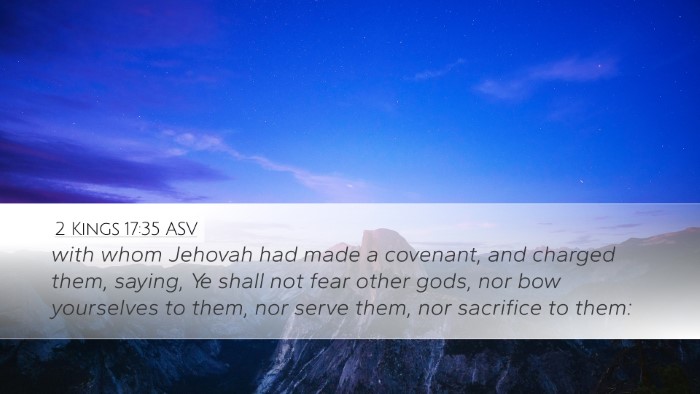 2 Kings 17:35 ASV Bible Verse Image