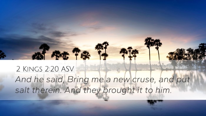 2 Kings 2:20 ASV Bible Verse Image