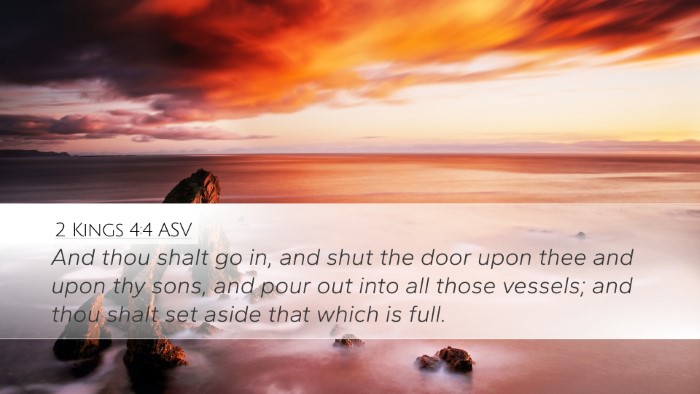 2 Kings 4:4 ASV Bible Verse Image